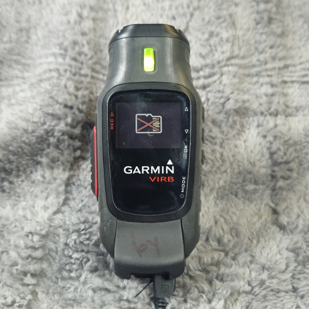 Garmin Virb Elite Action Camera Battery Bad For Parts  Or Repair. Tested Works
